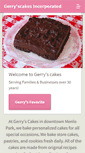 Mobile Screenshot of gerryscakes.com